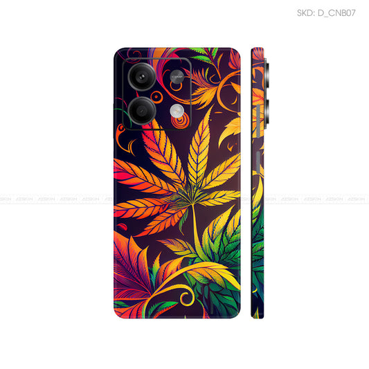 Dán Skin Điện Thoại Xiaomi Redmi 13 Series Hình Canabis | D_CNB07