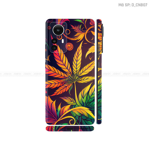 Dán Skin Xiaomi 12 Series Hình Canabis | D_CNB07