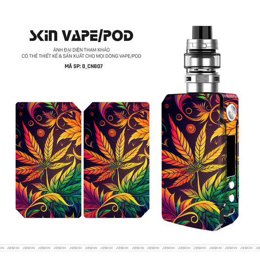 Dán Skin Vape Hình Canabis | D_CNB07