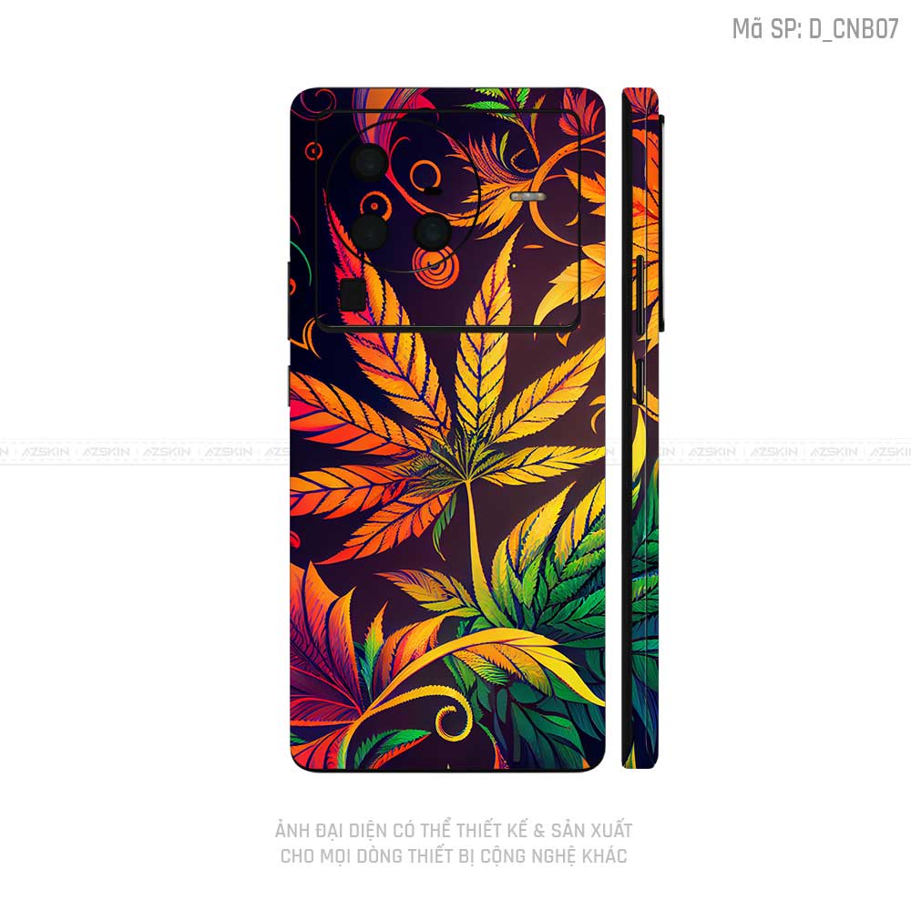 Dán Skin Vivo X Series Hình Canabis | D_CNB07