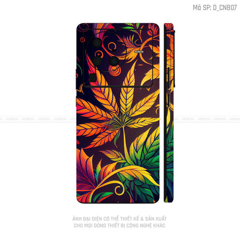 Dán Skin Vivo X Series Hình Canabis | D_CNB07