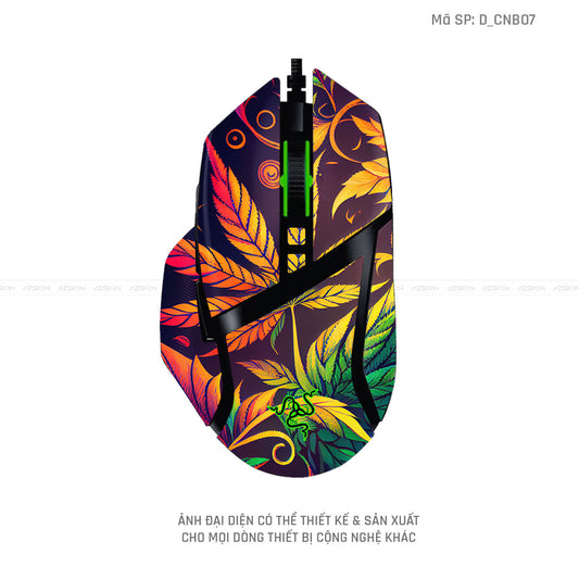 Skin Dán Chuột Razer Hình Canabis | D_CNB07