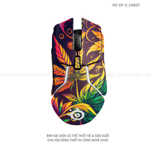 Skin Dán Chuột Steelseries Hình Canabis | D_CNB07