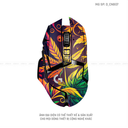 Skin Dán Chuột Logitech Hình Canabis | D_CNB07