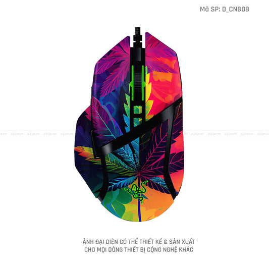 Skin Dán Chuột Razer Hình Canabis | D_CNB08