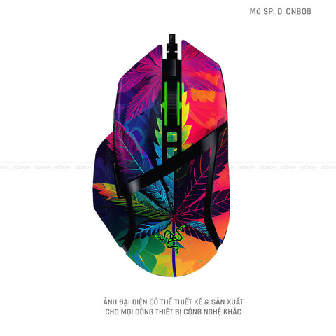 Skin Dán Chuột Razer Hình Canabis | D_CNB08