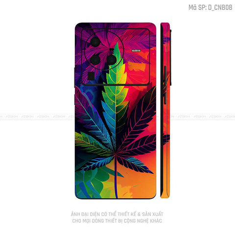 Dán Skin Vivo X Series Hình Canabis | D_CNB08