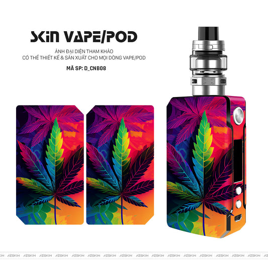 Dán Skin Vape Hình Canabis | D_CNB08