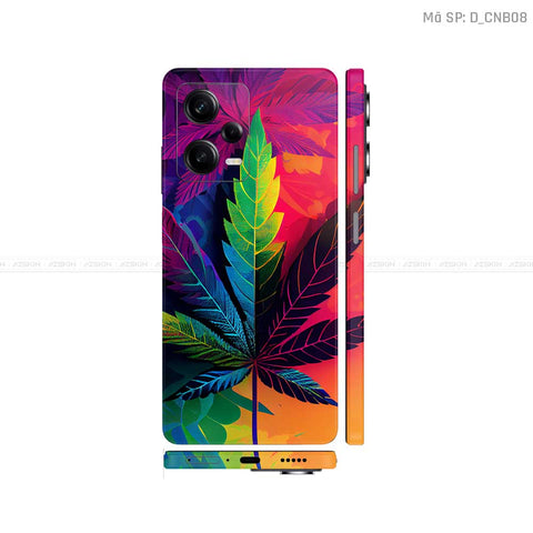 Dán Skin Xiaomi Redmi Note 12 Series Hình Canabis | D_CNB08