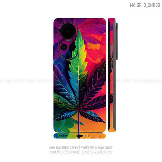 Dán Skin Điện Thoại OPPO Reno Series Hình Canabis | D_CNB08