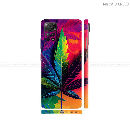 Dán Skin Xiaomi Redmi Note 11 Series Hình Canabis | D_CNB08