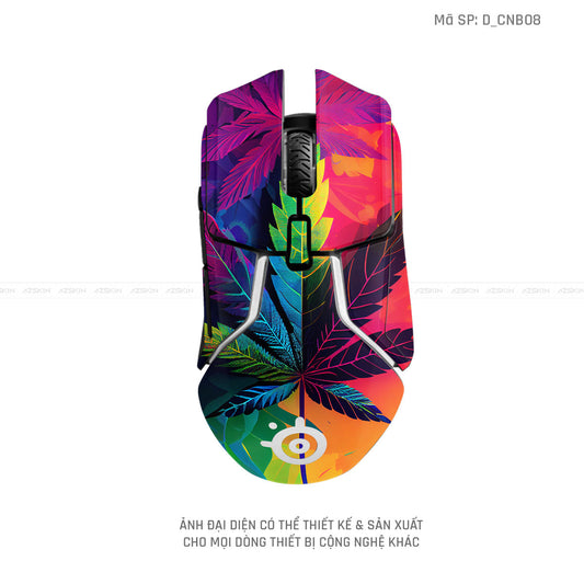 Skin Dán Chuột Steelseries Hình Canabis | D_CNB08