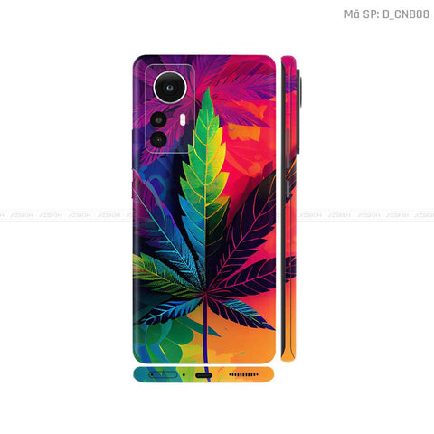 Dán Skin Xiaomi 12 Series Hình Canabis | D_CNB08