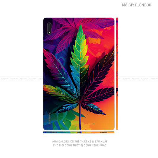 Dán Skin Galaxy Tab S8 Series Hình Canabis | D_CNB08