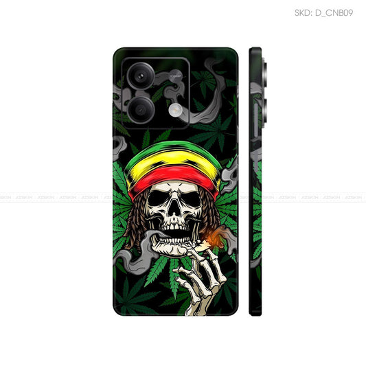 Dán Skin Điện Thoại Xiaomi Redmi 13 Series Hình Canabis | D_CNB09