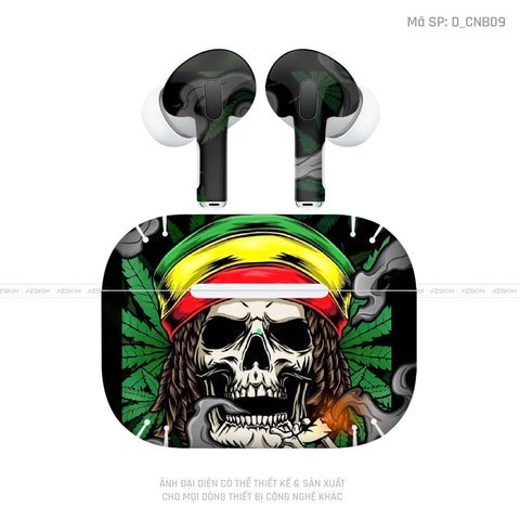 Dán Skin Tai Nghe Airpod 3 Hình Canabis | D_CNB09