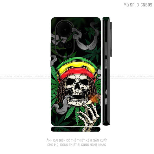 Dán Skin Điện Thoại OPPO Reno Series Hình Canabis | D_CNB09