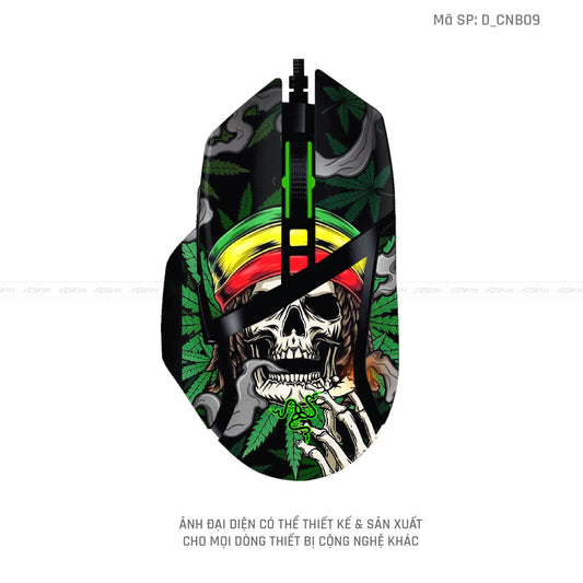 Skin Dán Chuột Razer Hình Canabis | D_CNB09