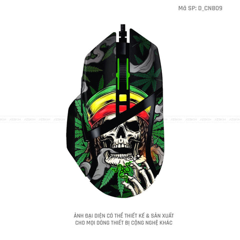 Skin Dán Chuột Razer Hình Canabis | D_CNB09