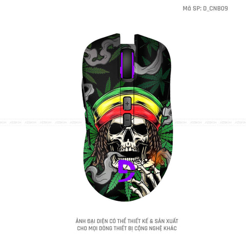 Skin Dán Chuột Fuhlen Hình Canabis | D_CNB09