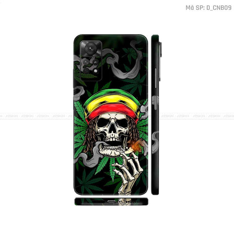 Dán Skin Xiaomi Redmi Note 11 Series Hình Canabis | D_CNB09