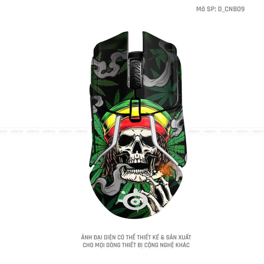 Skin Dán Chuột Steelseries Hình Canabis | D_CNB09