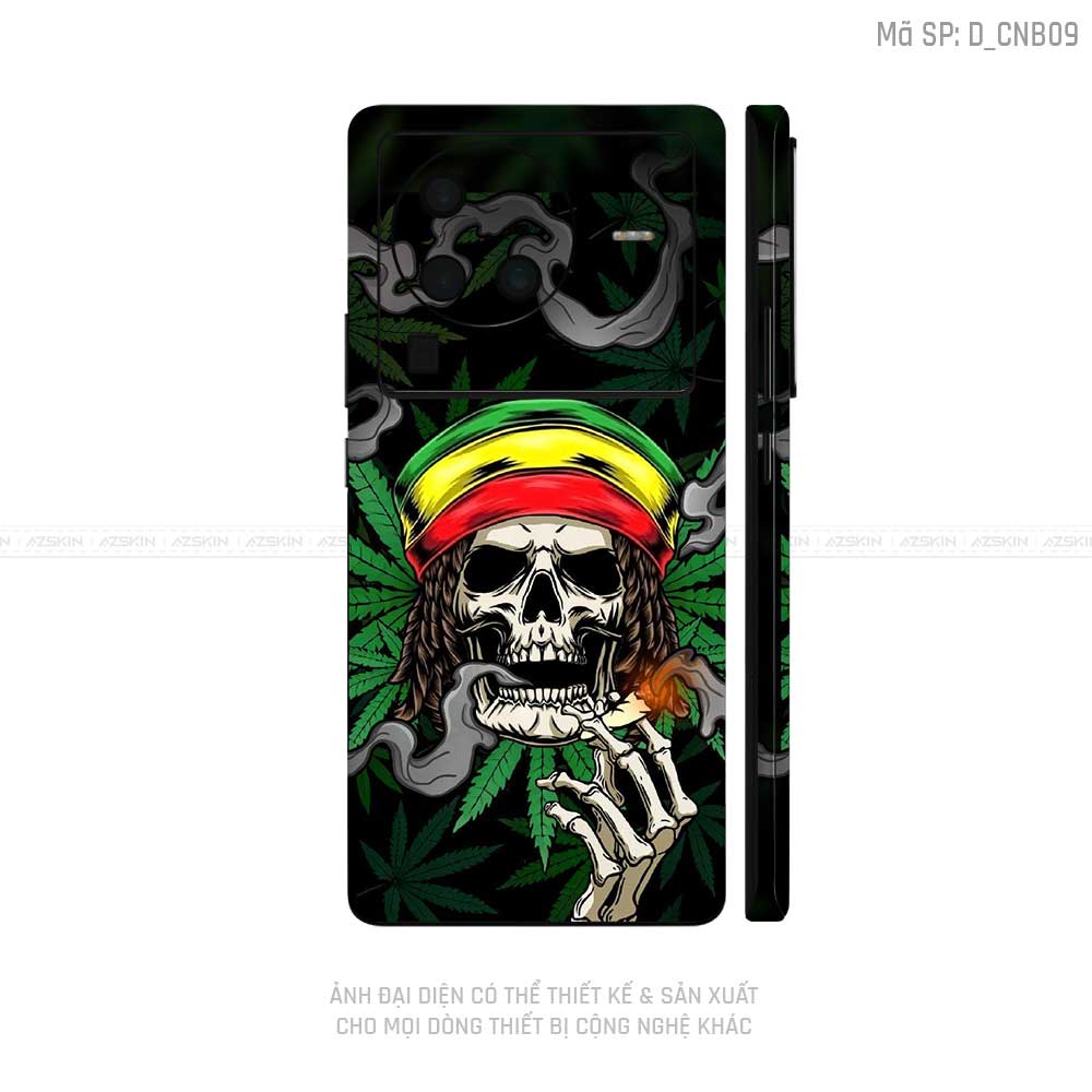 Dán Skin Vivo X Series Hình Canabis | D_CNB09