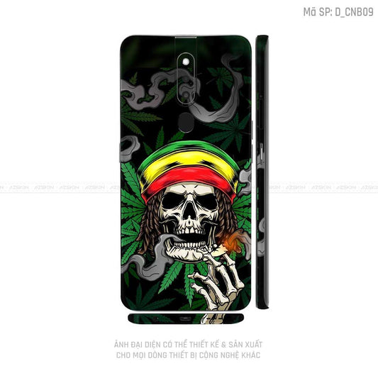 Miếng Dán Skin Điện Thoại OPPO F Series Hình Canabis | D_CNB09