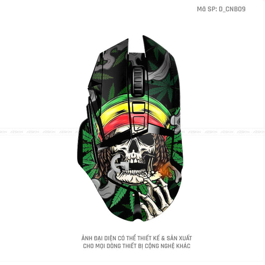 Skin Dán Chuột Logitech Hình Canabis | D_CNB09