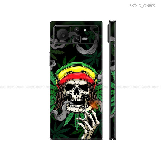 Dán Skin Điện Thoại Xiaomi Mix Fold Series Hình Canabis | D_CNB09