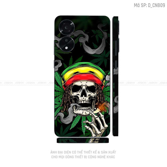 Miếng Dán Skin Điện Thoại OPPO A Series Hình Canabis | D_CNB09