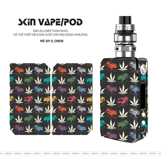 Dán Skin Vape Hình Canabis | D_CNB10