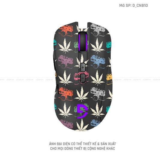 Skin Dán Chuột Fuhlen Hình Canabis | D_CNB10