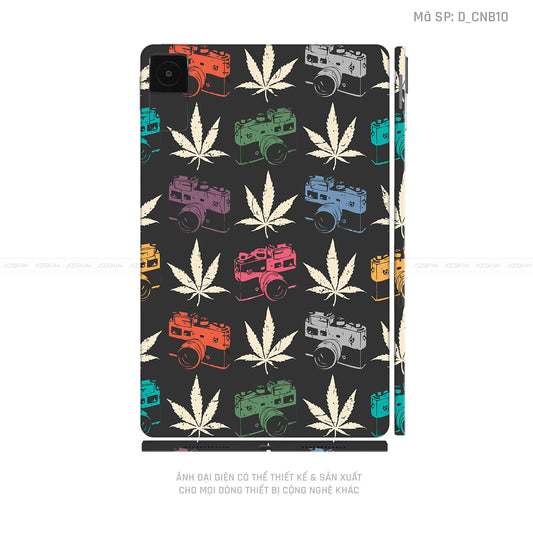 Dán Skin Máy Tính Bảng Xiaomi Mipad Hình Canabis | D_CNB10