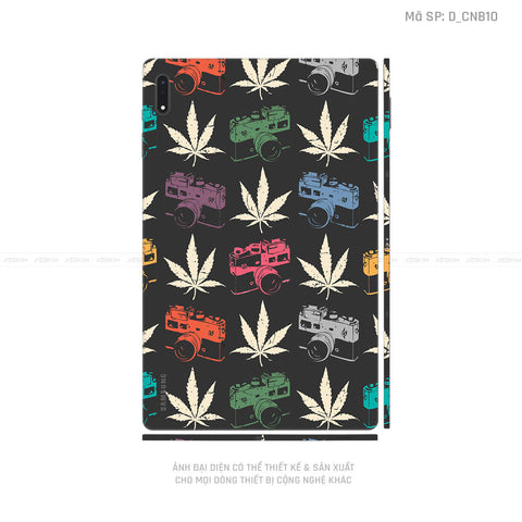 Dán Skin Galaxy Tab S7 Series Hình Canabis | D_CNB10