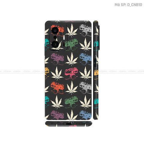 Dán Skin Xiaomi 11 Series Hình Canabis | D_CNB10