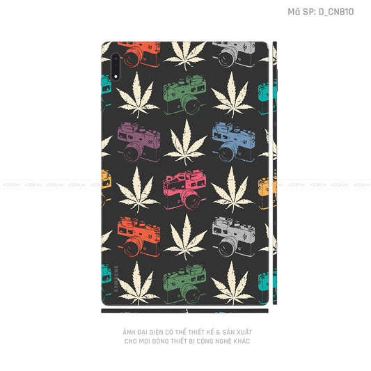 Dán Skin Galaxy Tab S8 Series Hình Canabis | D_CNB10