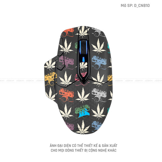 Skin Dán Chuột Corsair Hình Canabis | D_CNB10