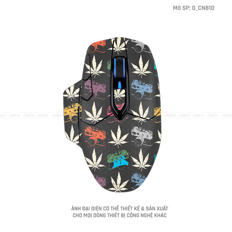 Skin Dán Chuột Corsair Hình Canabis | D_CNB10