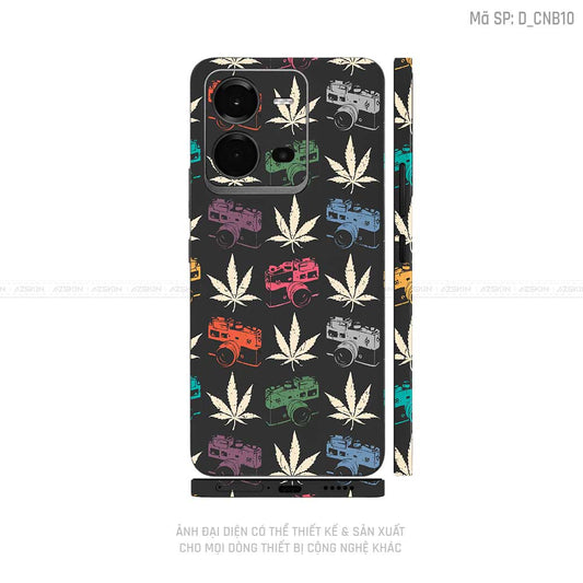 Dán Skin Vivo V Series Hình Canabis | D_CNB10