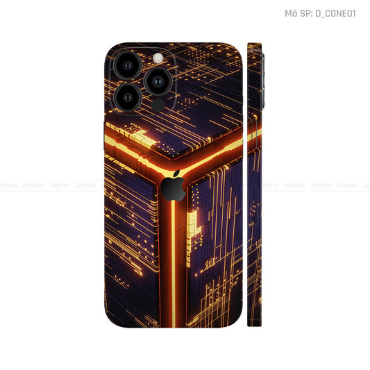 Dán Skin IPhone 12 Series Hình Công Nghệ | D_CONE01