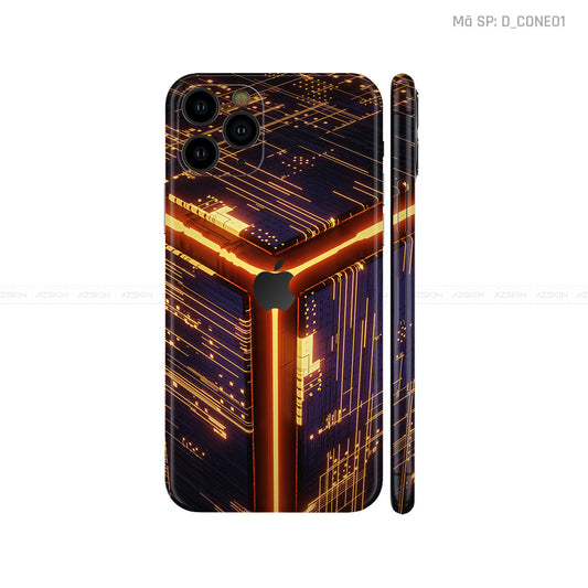 Dán Skin IPhone 11 Series Hình Công Nghệ | D_CONE01