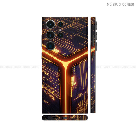 Dán Skin Samsung Galaxy S25 Series Chủ Đề Công Nghệ | D_CONE01