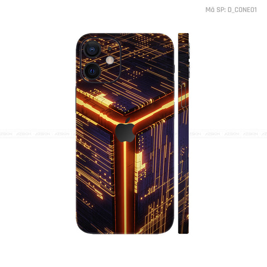Dán Skin IPhone 12 Series Hình Công Nghệ | D_CONE01