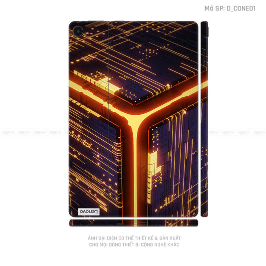Dán Skin Máy Tính Bảng Lenovo Pad Series Hình Công Nghệ | D_CONE01