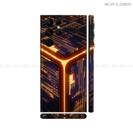Dán Skin Galaxy S22 Series Hình Công Nghệ | D_CONE01