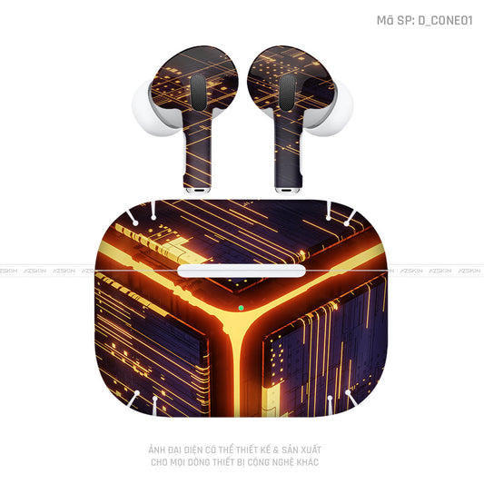 Dán Skin Airpod 3 Hình Công Nghệ | D_CONE01