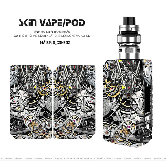 Dán Skin Vape Hình Cộng Nghệ | D_CONE02