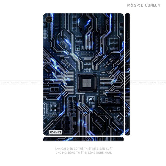 Dán Skin Máy Tính Bảng Lenovo Pad Series Hình Công Nghệ | D_CONE04