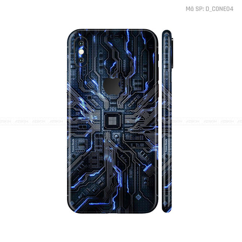 Dán Skin IPhone X Series Hình Công Nghệ | D_CONE04